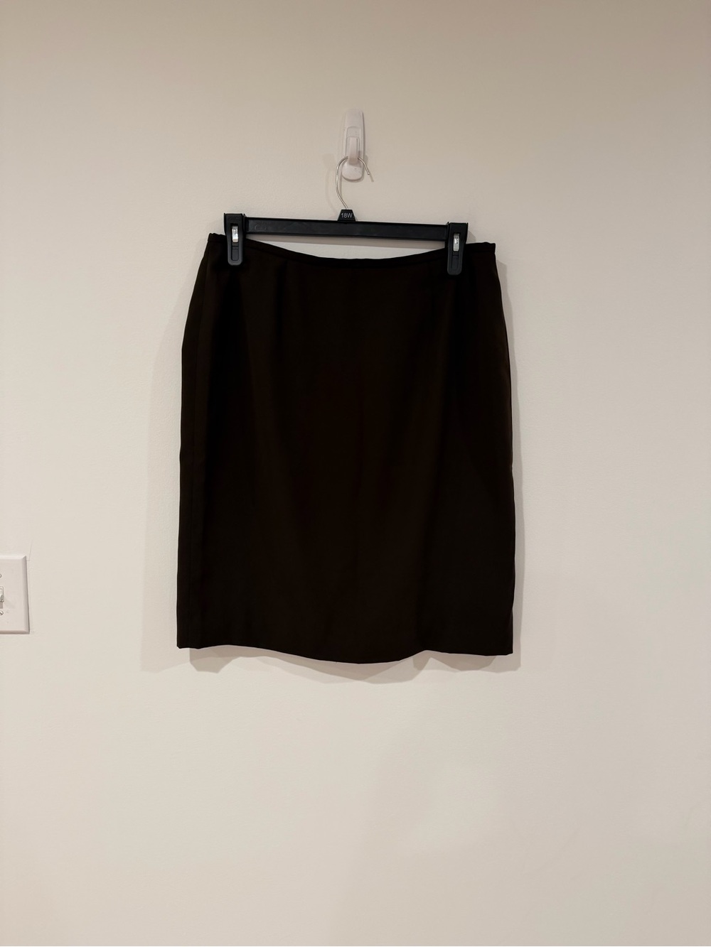 Chocolate Brown Work Skirt - Women